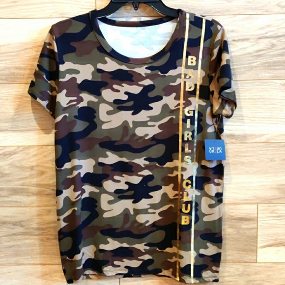 UK2LA Tops - New Camo Shirt M